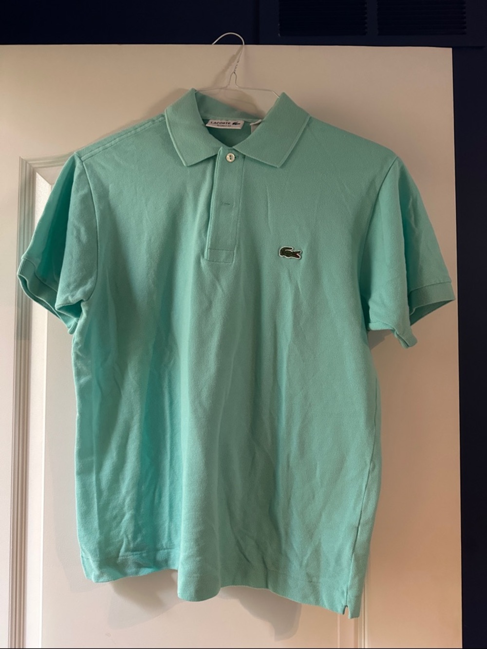 Lacoste Men's Light Mint Green Polo Shirt